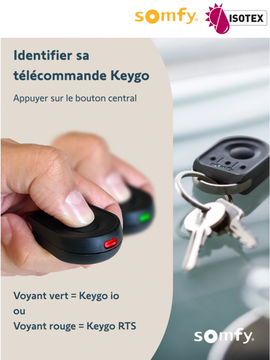 Télécommande Somfy Keygo io 