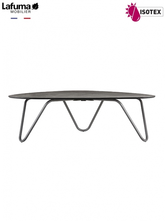 Table Basse Lafuma Mobilier Cocoon - Coloris Fusain/Titane