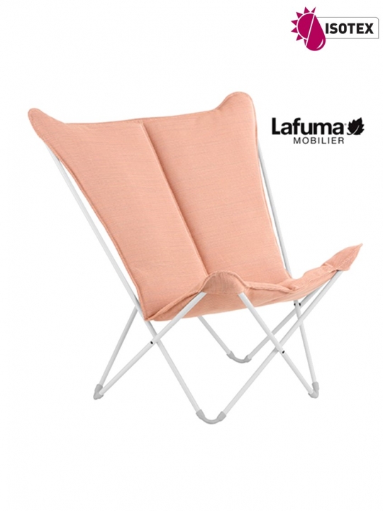 Fauteuil Lounge Lafuma Mobilier Sphinx Hedona - Coloris Orange Ocre/Kaolin