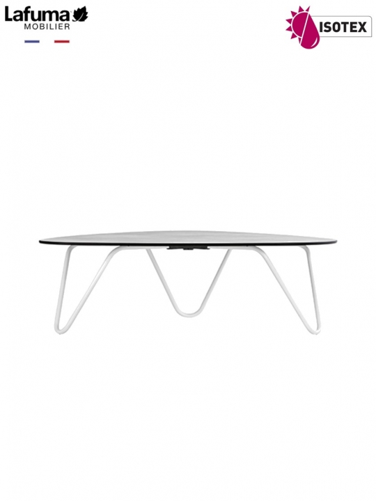 Table Basse Lafuma Mobilier Cocoon - Coloris Ciment/Kaolin