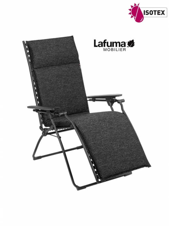 Fauteuil de relaxation Lafuma Mobilier Bayanne Tundra - Coloris Noir Ébène/Noir