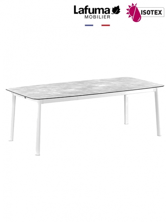 Table Repas Extensible Lafuma Mobilier Ancône - Coloris Ciment/Kaolin