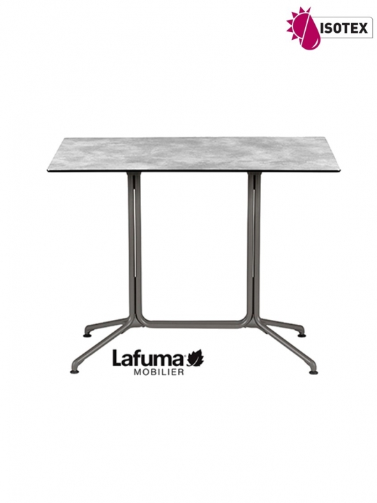 Table Repas Lafuma Mobilier Middle 2 Horizon - Coloris Ciment/Titane