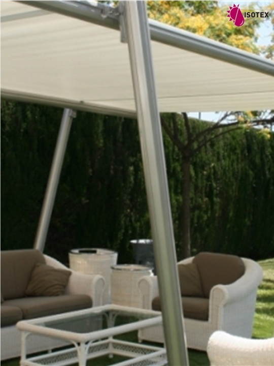 Pergola Toile Bambu