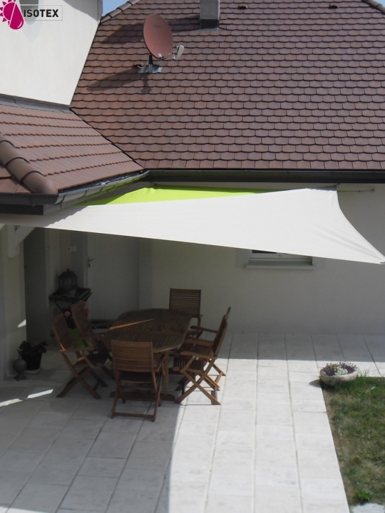 Voile d'ombrage Eliante Star Rectangle sur mesure