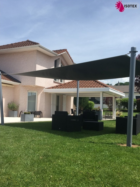 Voile d'ombrage Eliante Star Rectangle sur mesure