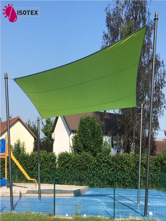 Voile d'ombrage Eliante Star Rectangle sur mesure