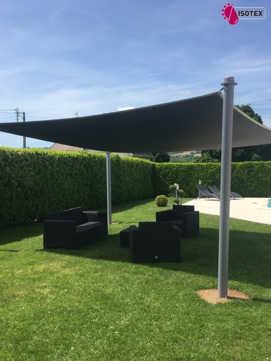 Voile d'ombrage Eliante Star Rectangle sur mesure