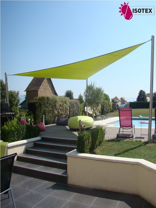 Voile d'ombrage Eliante Star Triangle sur mesure